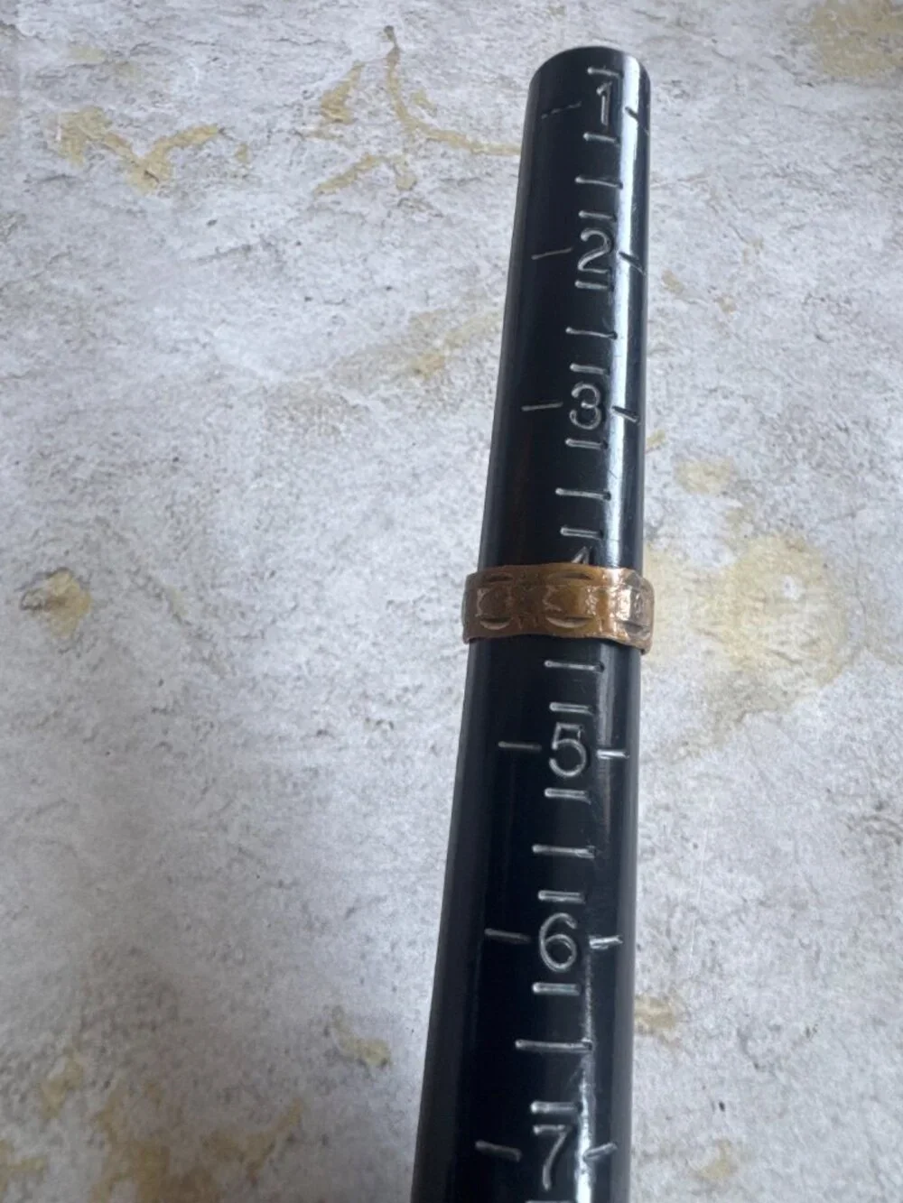 TINY 10K Gold Filled Vintage Ringe Size 4 Clark & Coombs C & C Stamped Band